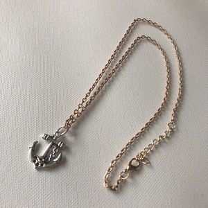 Silver Anchor Necklace